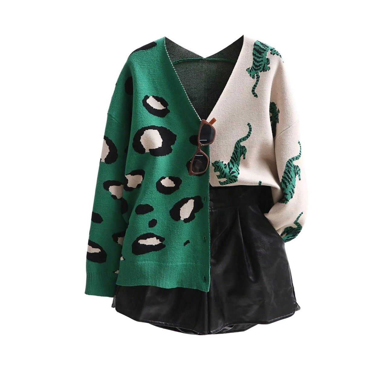 Women's Leopard Tiger Print Cardigan V Neck 

#LTKOver40 #LTKStyleTip #LTKU