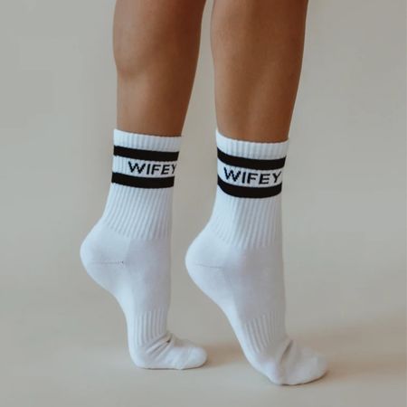 Wifey socks  

Bride to be | engaged | gift for bride | getting married | wedding planning | bachelorette | party | rehearsal dinner | bridal shower | I’m engaged | wedding gift | wedding day | bridal  

#LTKwedding #LTKstyletip #LTKGiftGuide