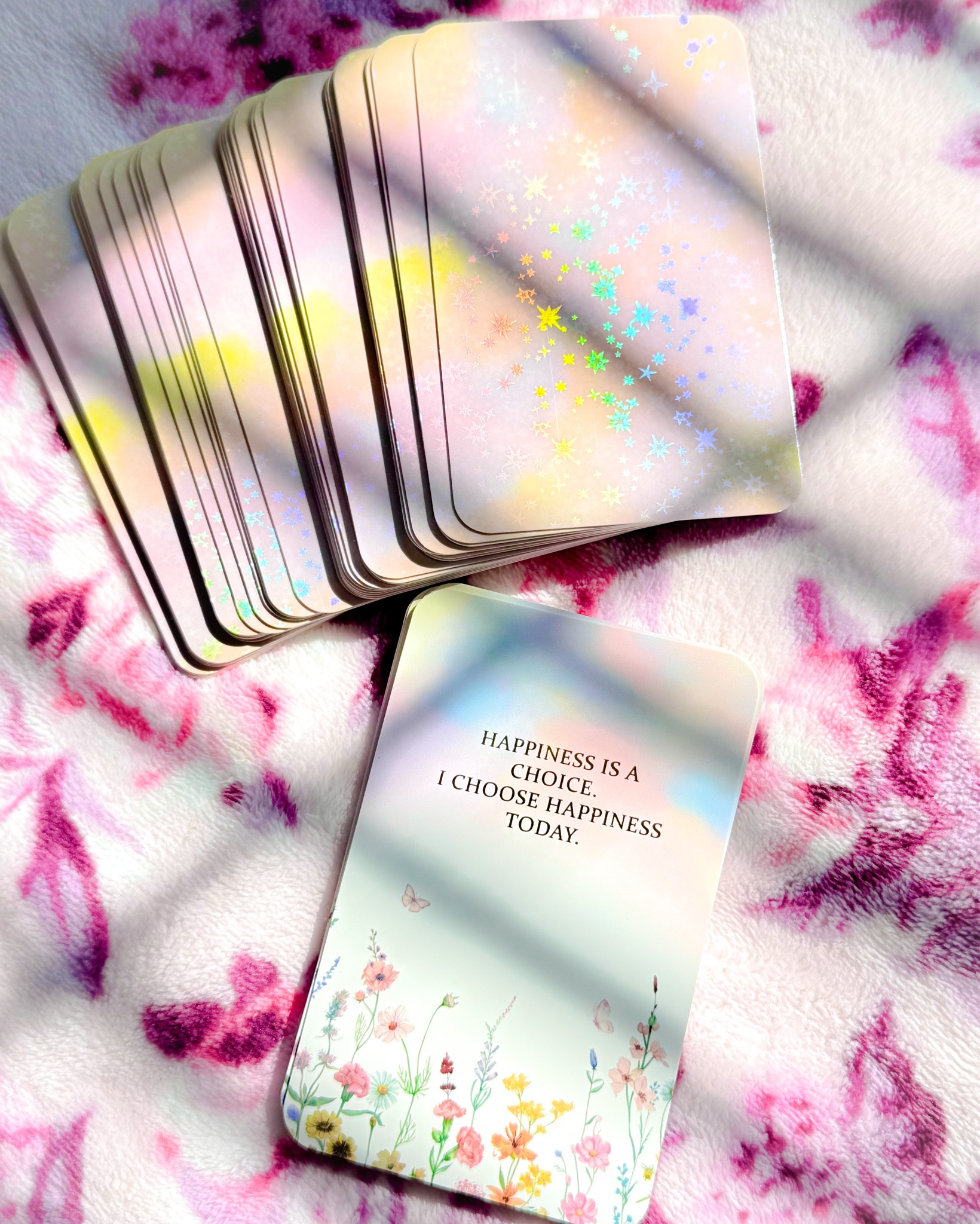 The prettiest affirmation cards I found on Amazon. 🩷 My girls and I pull one each day before we head out the door for work and school. 

#LTKHome #LTKmomlife #LTKdayinmylife