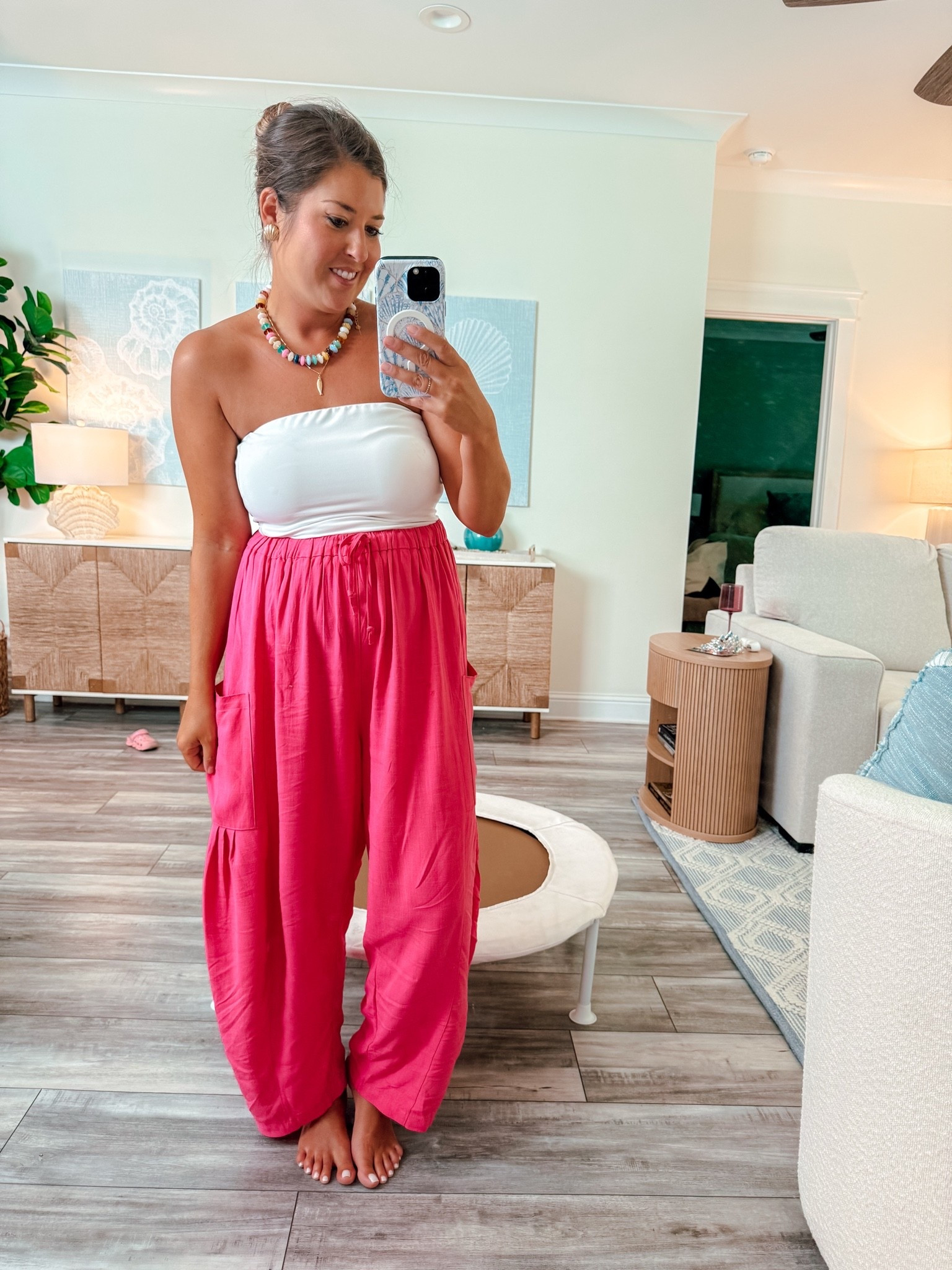 Summer outfit, travel outfit, linen pants, vacation outfit 

Wearing large in top and small in pants

#LTKootd