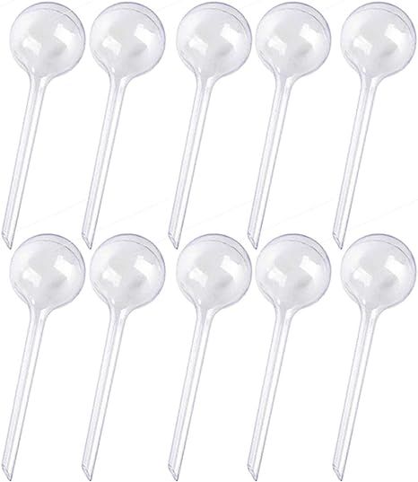 Alotm 10Pcs Plant Watering Bulbs, Automatic Self-Watering Globes Plastic Balls Garden Water Devic... | Amazon (US)