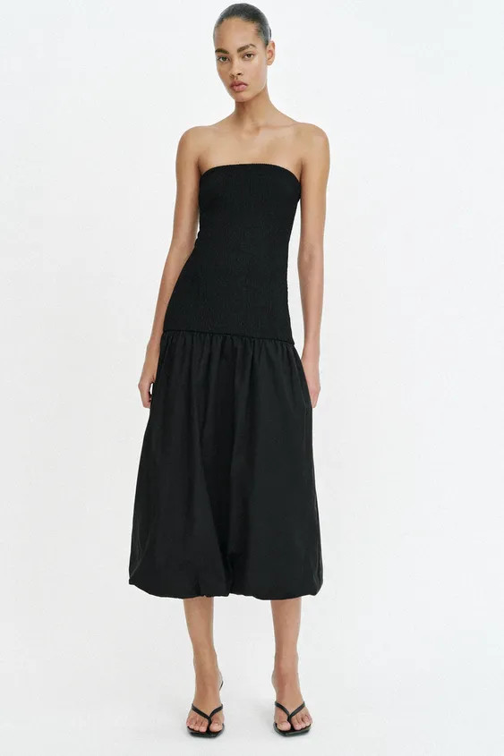COMBINED BANDEAU DRESS | Zara UK