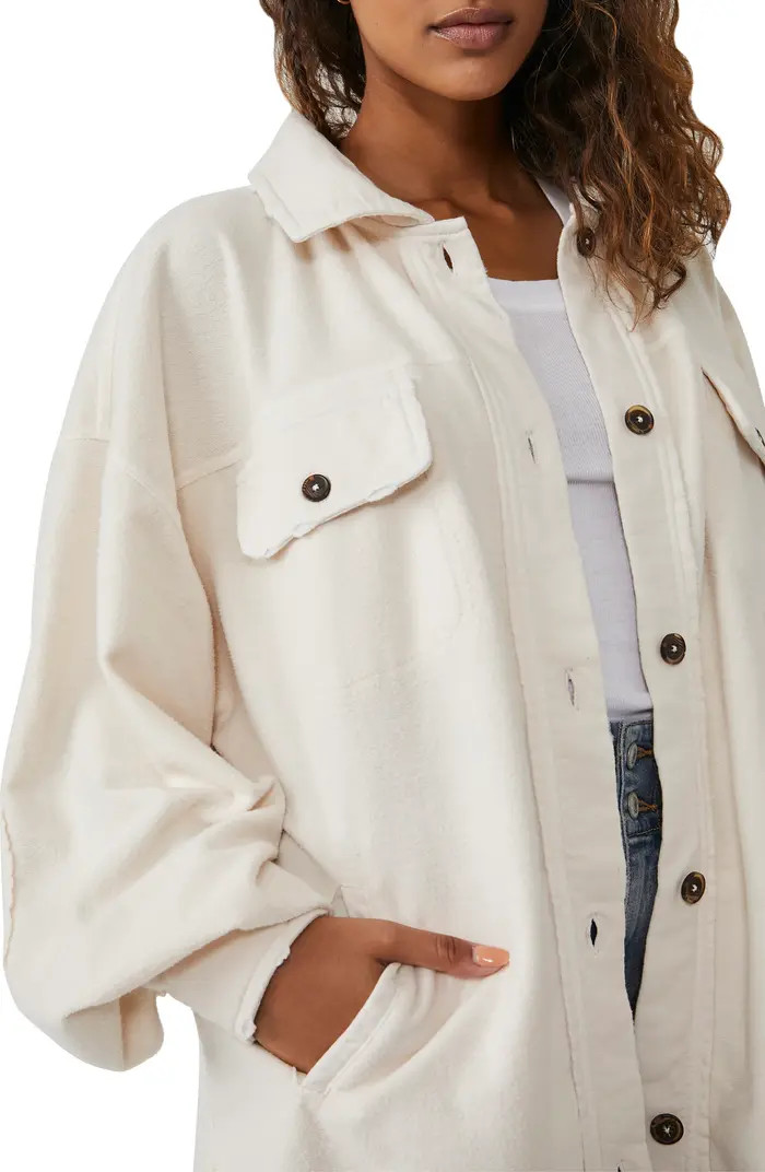 We the Free Ruby Fleece Shirt Jacket | Nordstrom