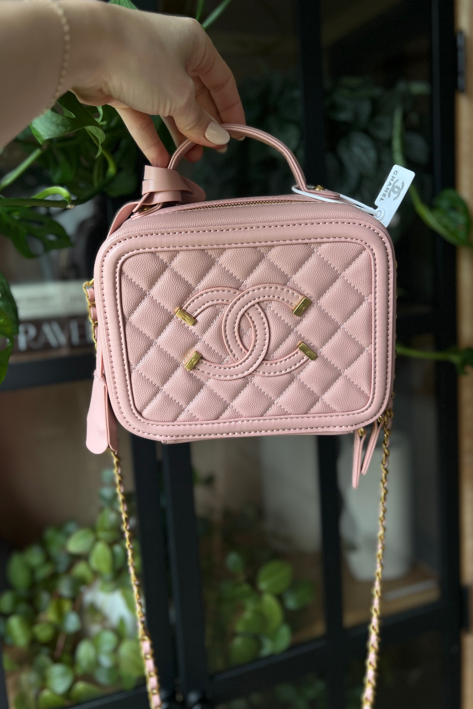 The more I look at this bag the more I love it😫 under $100. I also have the nude/black version and love it!!! 