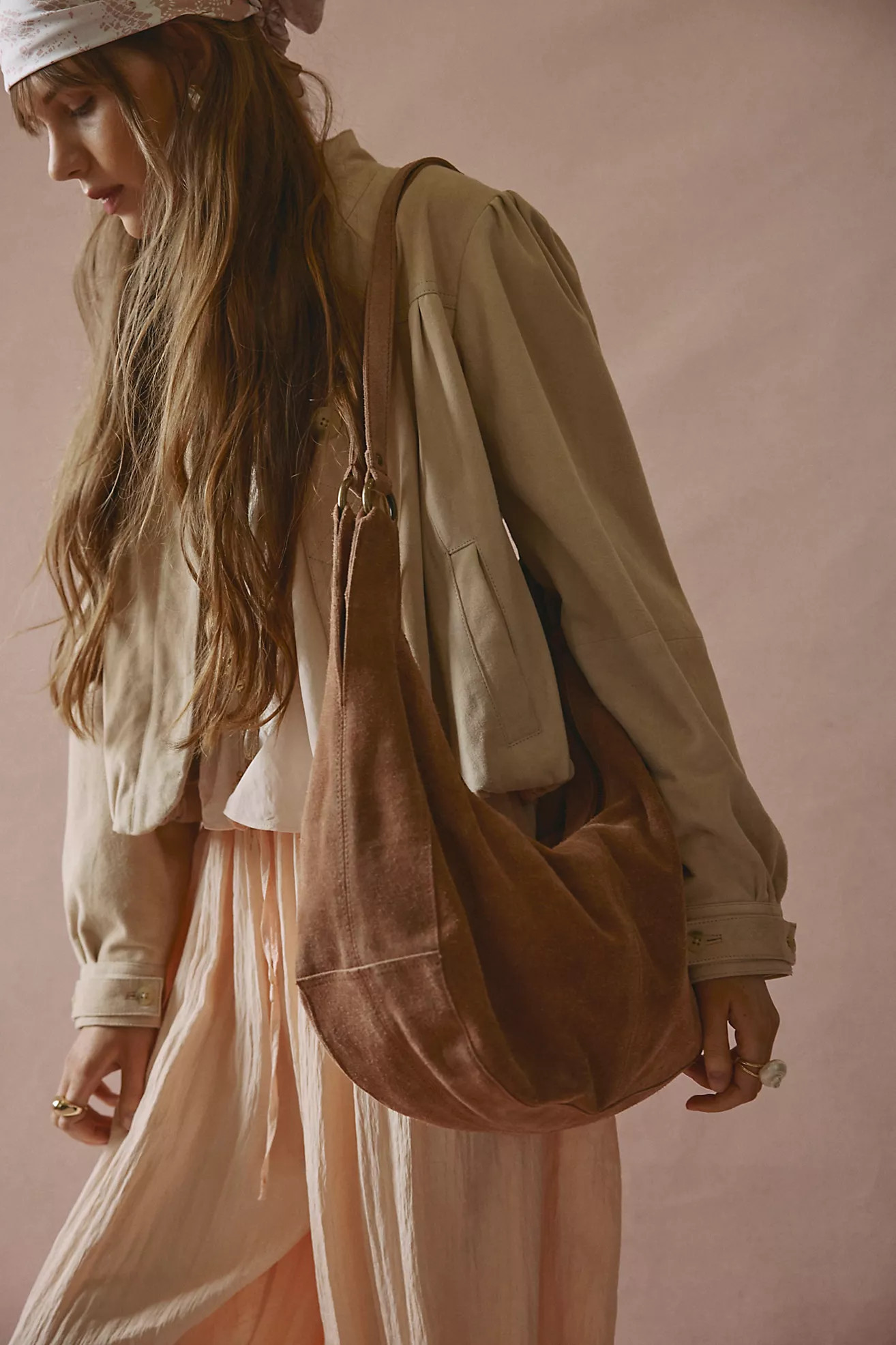 Roma Suede Tote Bag | Free People (Global - UK&FR Excluded)