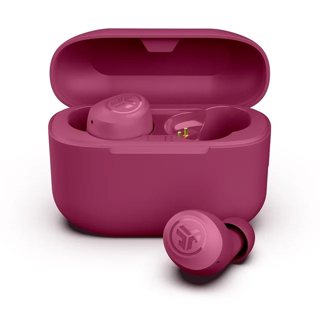 JLab Go Air Pop True Wireless Earbuds w/ Charging Case, Dark Pink | Walmart (US)