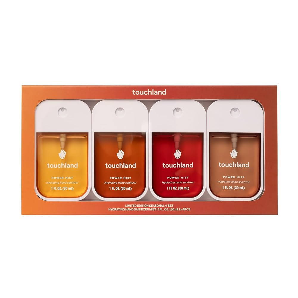 Touchland Limited Edition Seasonal Power Mist Hand Sanitizer 4-Set | Amazon (US)