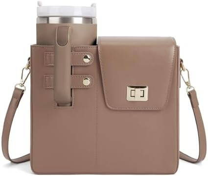 Stanley Purse Cup Holder Bag with Strap- Outdoor Portable Crossbody Water Bottle Storage Bag for ... | Amazon (US)