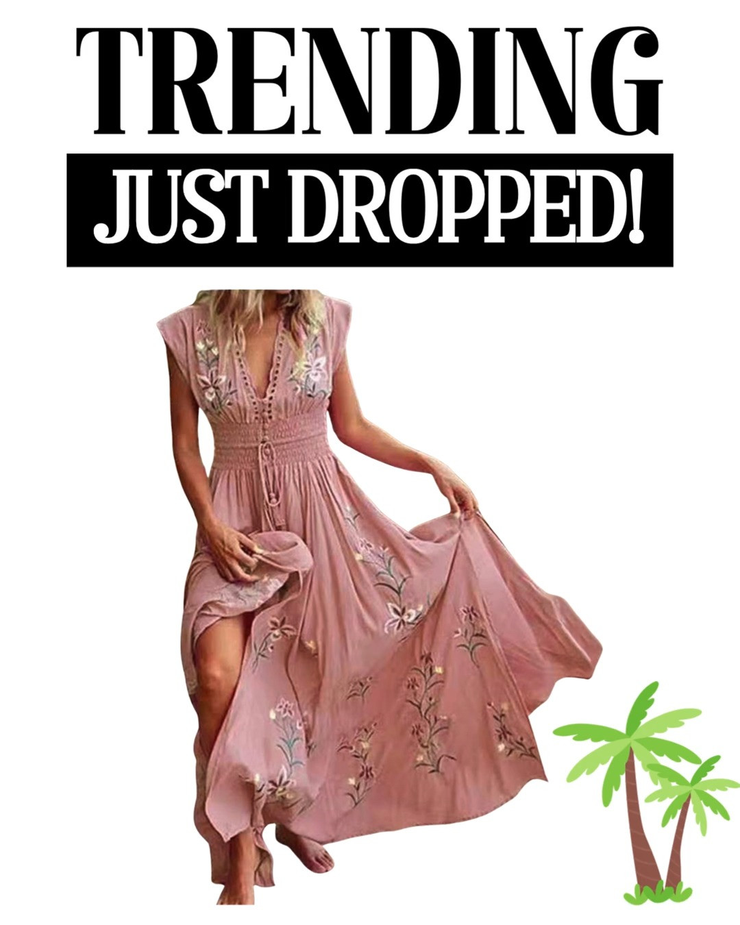 Effortless summer vibes just got an upgrade with this stunning floral maxi dress 🌺✨ Lightweight, flowy, and perfectly breezy with a flattering side split, this boho-inspired look is made for beach days, vacations, and sunset dinners 💃☀️ It’s the ultimate throw-on-and-go piece that still looks elevated and put together!

#LTKstyle #LTKunder50 #LTKsummer #LTKtravel #LTKfashion 

 #LTKootd #LTKSeasonal #LTKSaleAlert