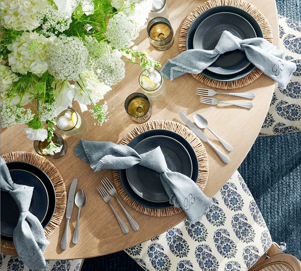 Toscana Round Extending Dining Table | Pottery Barn (US)