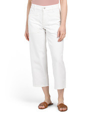 High Rise Wide Leg Cropped Jeans | TJ Maxx