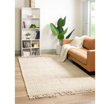 5' x 8'  Hand Woven Chunky Jute Rug | Rugs.com