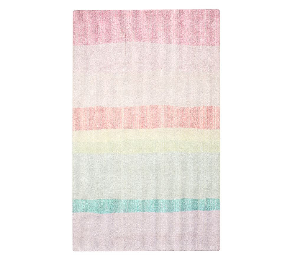 Rainbow Ombre Rug | Pottery Barn Kids