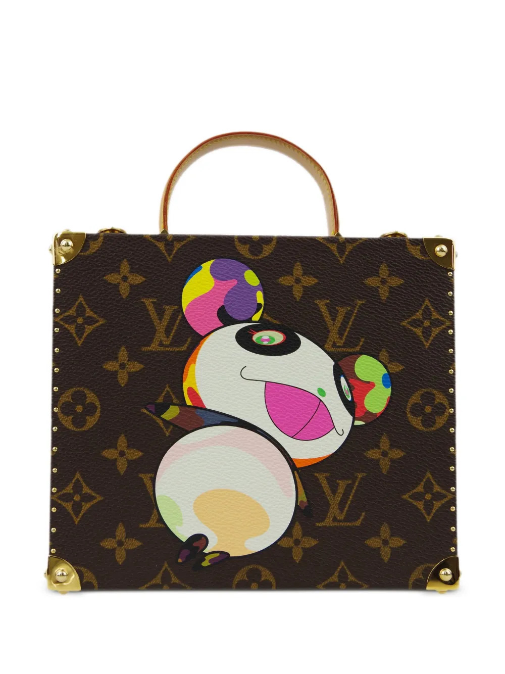 Louis Vuitton Pre-Owned x Takashi Murakami 1990-2000 jewelry box - Brown | Farfetch Global
