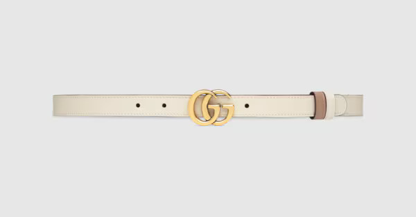 Gucci GG Marmont reversible thin belt | Gucci (US)
