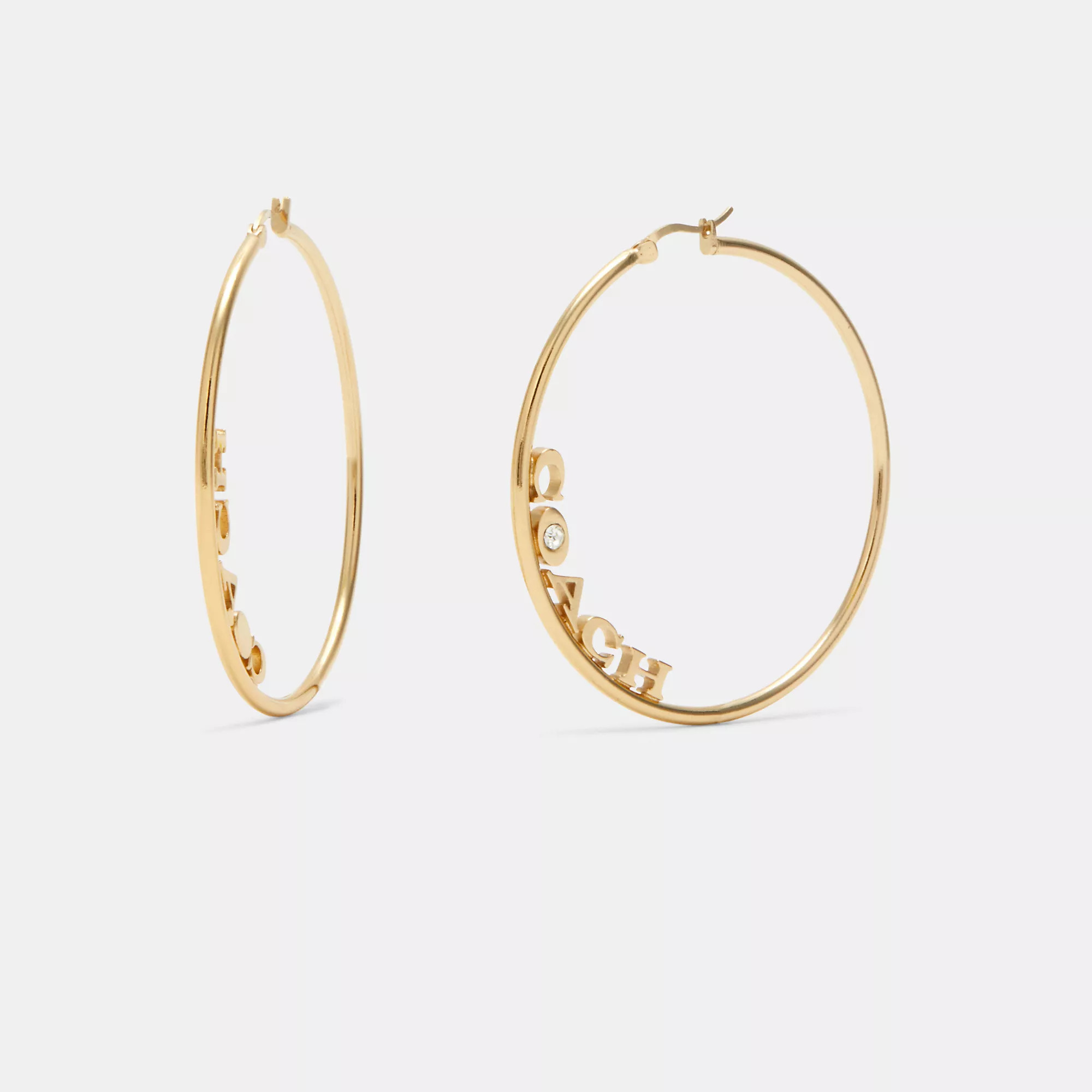 Coach Medium Hoop Earrings | Coach Outlet CA