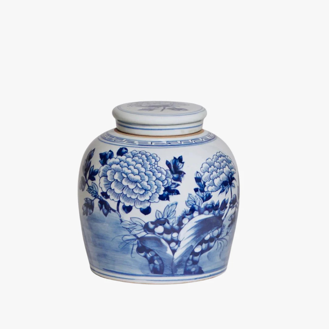 Peony Lidded Ming Jar | Dear Keaton
