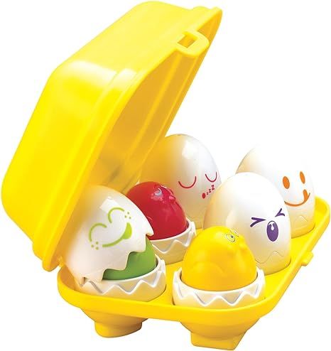 Toomies Hide & Squeak Easter Eggs Toddler Toys - Matching and Sorting Games - Musical Toddler Sen... | Amazon (US)