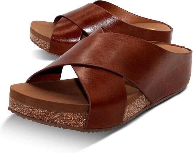 VOLATILE Ablette Wedge Sandals for Women Featuring Slip-on Crisscross Design with EVA Insole and ... | Amazon (US)