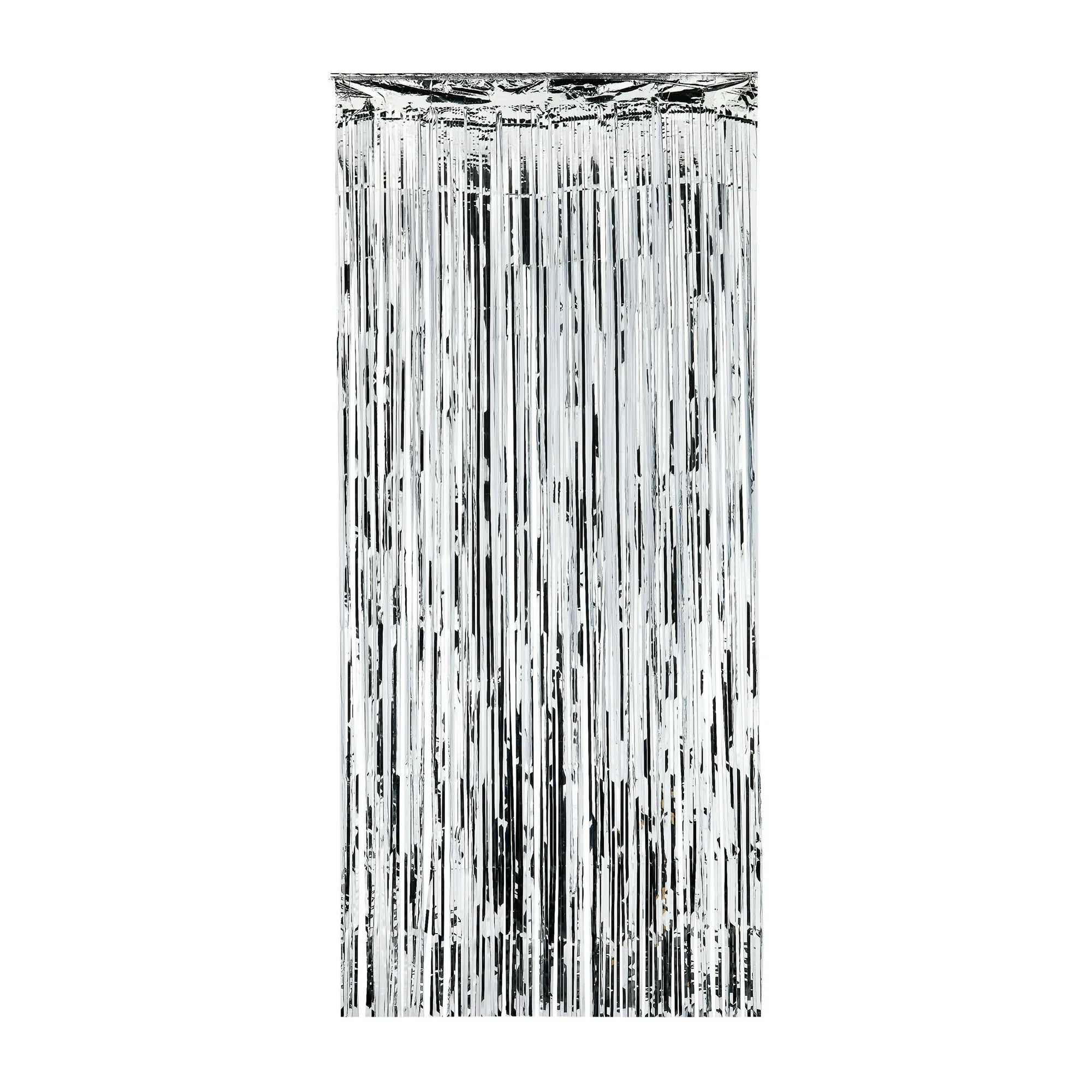 Silver Foil Door Curtain, 8' x 3', Party Banners, by Way To Celebrate | Walmart (US)