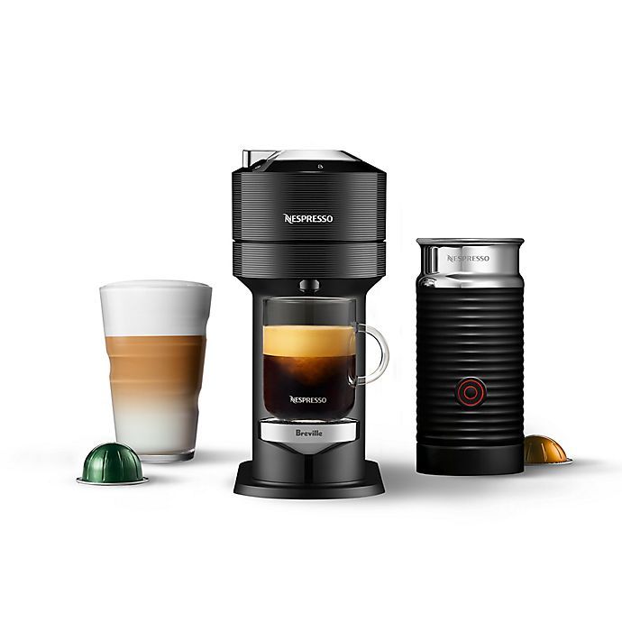 Nespresso® Vertuo Next Premium Coffee & Espresso Maker by Breville w/ Aeroccino Milk Frother | Bed Bath & Beyond
