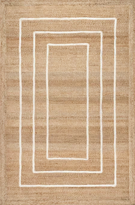 Ivory Elmore Jute Flatweave Area Rug | Rugs USA