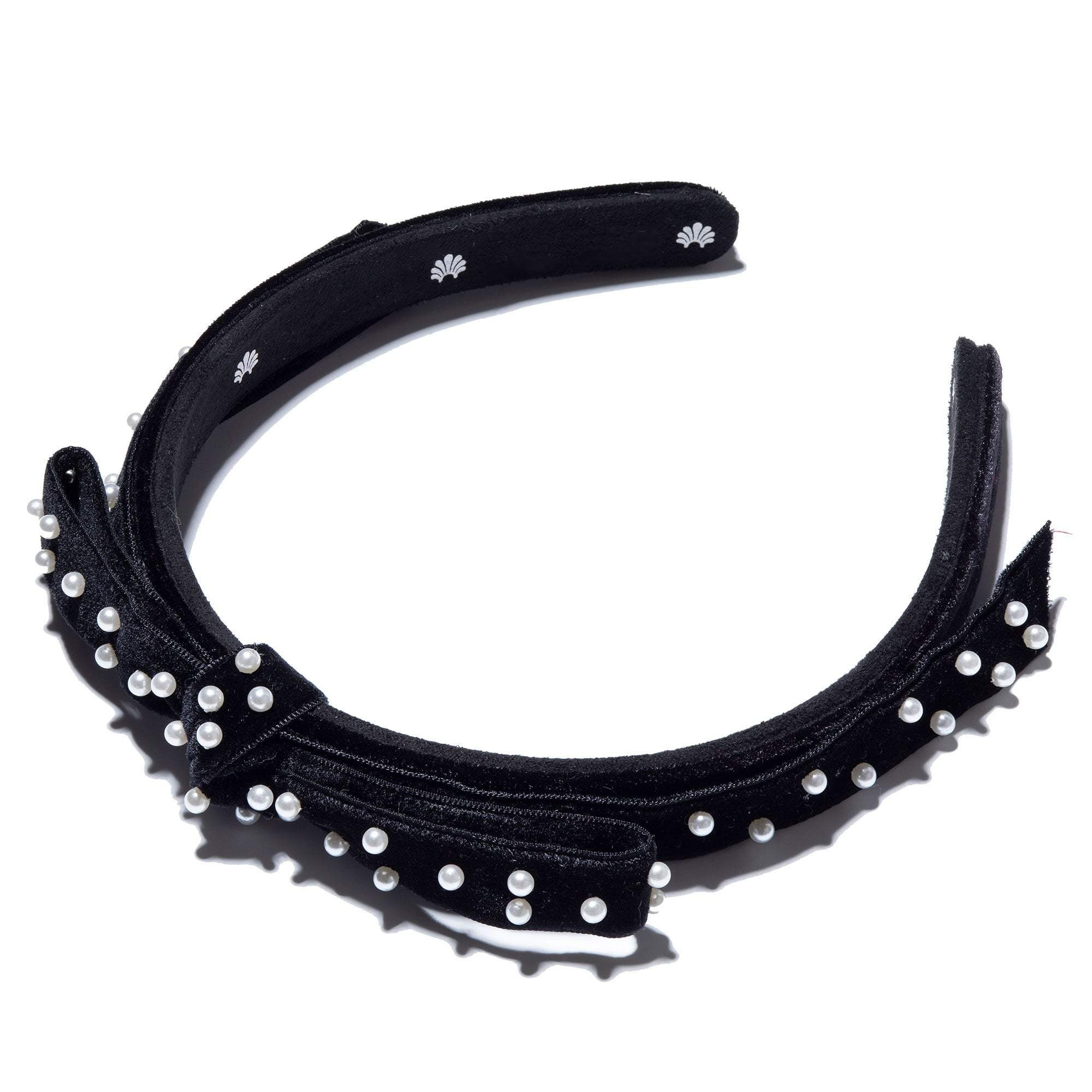 JET PEARL BARDOT RIBBON HEADBAND | LELE SADOUGHI