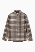 CHECKED WOOL-FLANNEL OVERSHIRT | COS UK