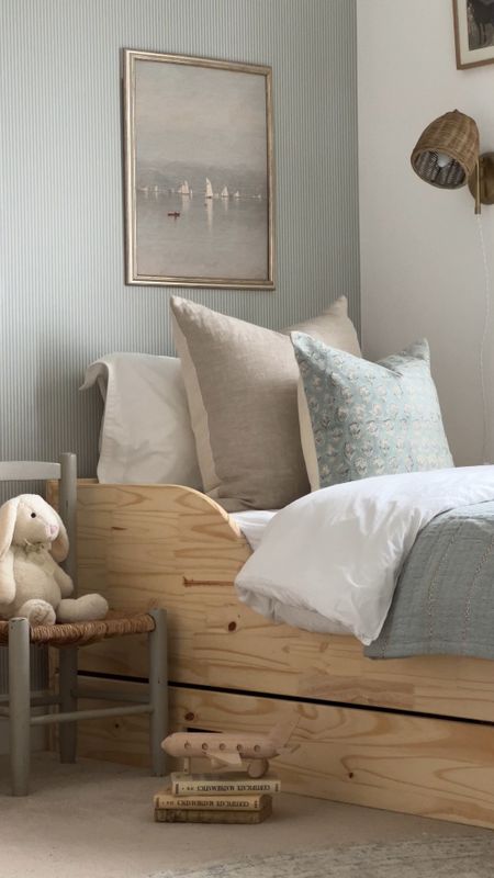 A palette of pale blues and greys for a child’s bedroom 

#LTKbaby #LTKhome #LTKeurope