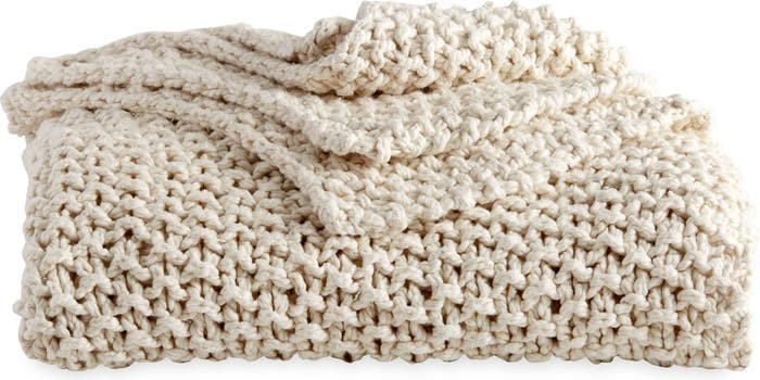 PURE Chunky Knit Throw Blanket | Nordstrom | Nordstrom