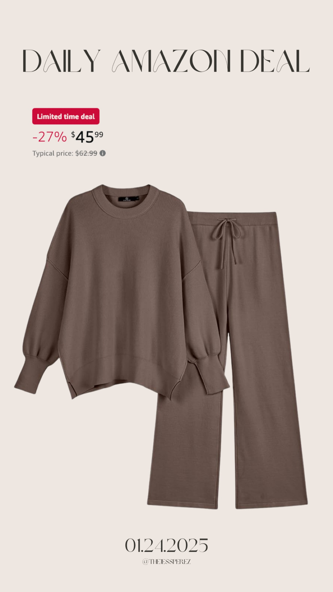 Daily Amazon deal: loungewear sweat set 

#LTKFindsUnder50 #LTKSaleAlert