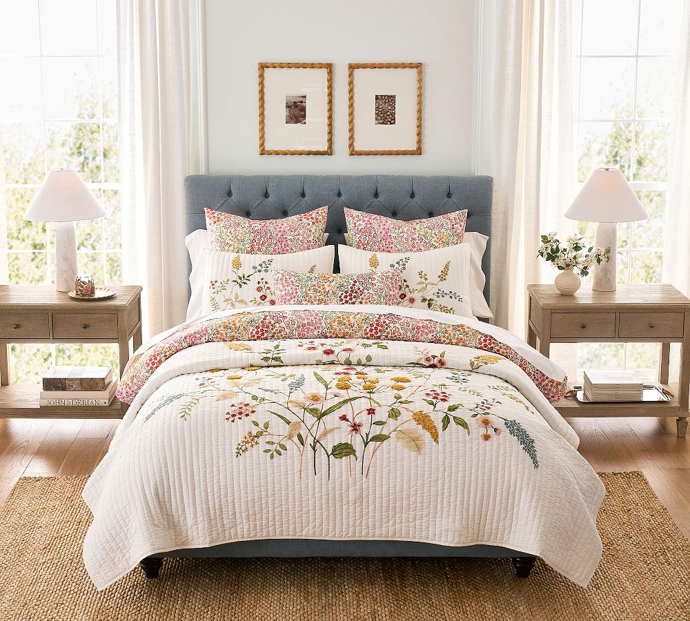 Spring Floral Bouquet Quilt | Pottery Barn (US)