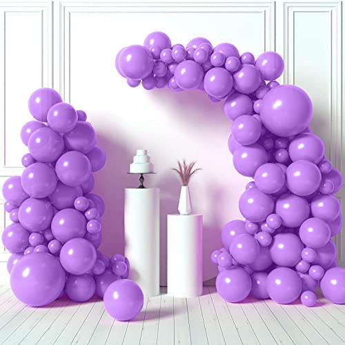 HOUSE OF PARTY Purple Balloons Arch Kit | Light Purple Balloon Garland, Lavender Balloons for Halloween Party Decorations, Easter Party, Birthday, Wedding, Baby Shower decor | Amazon (US)