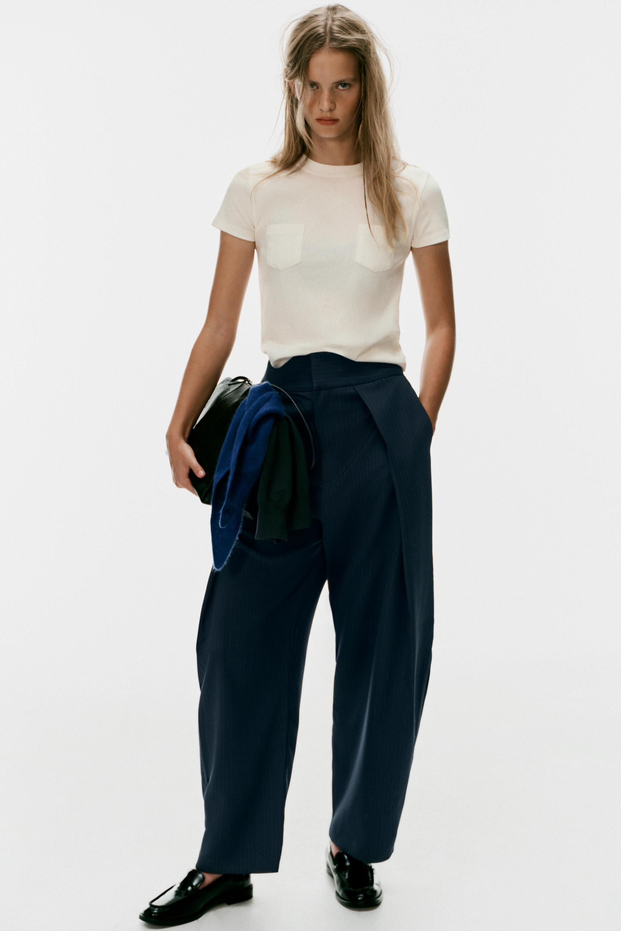 PLEATED BALLOON PANTS | Zara US