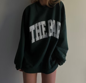 VARSITY SWEATSHIRT HUNTER GREEN | The Bar