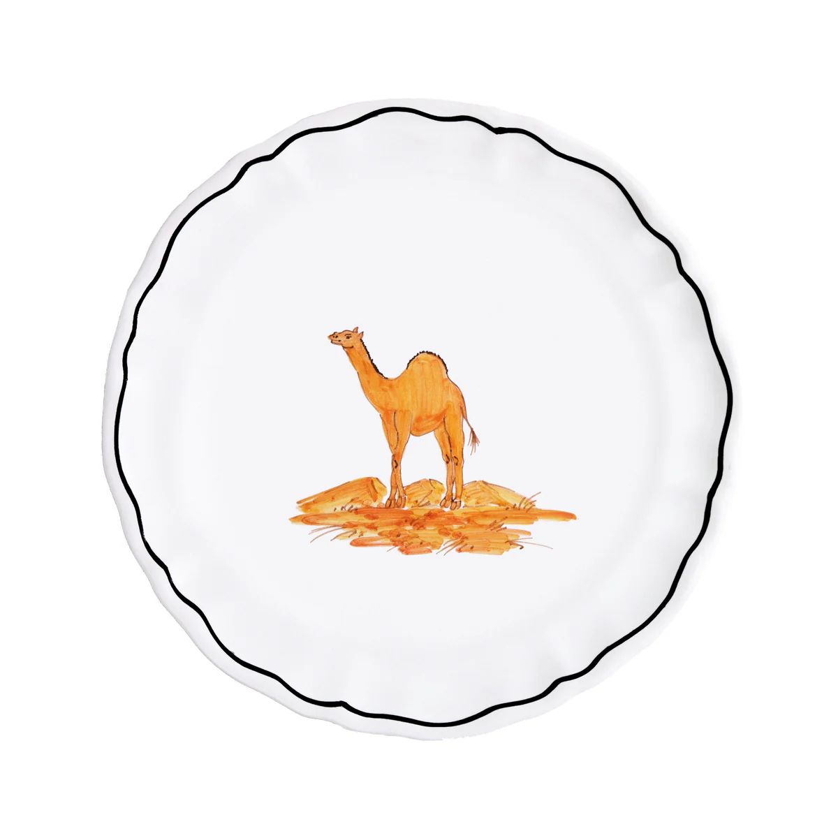 Animaux de la Savane Dessert/Side Plate, Camel | Over The Moon