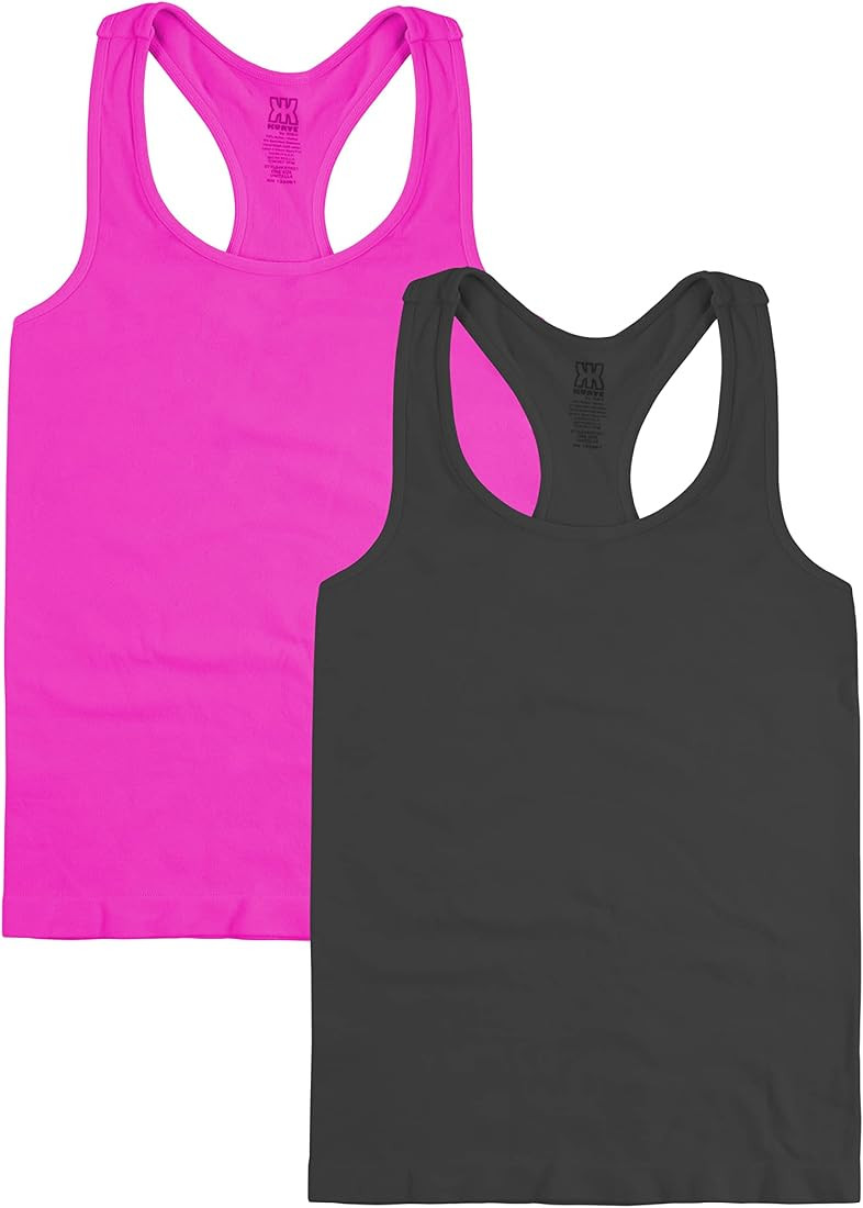 Kurve Premium Girls Seamless Supersoft Wide Strap Comfortable Racerback Tank (Made with Love in T... | Amazon (US)