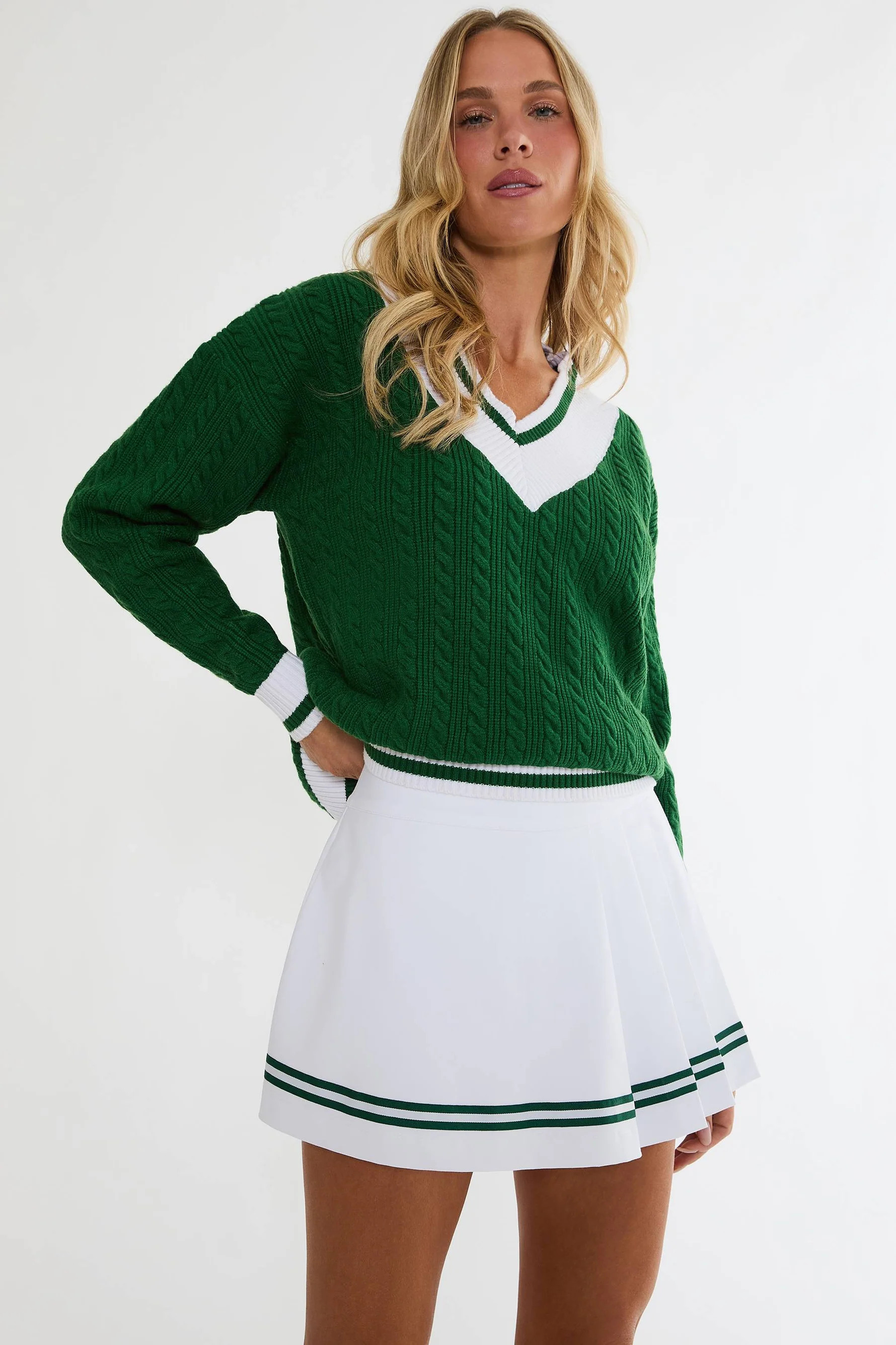 Sorrel Skort 13" Putting White | White Active Skort | Beach Riot | Beach Riot