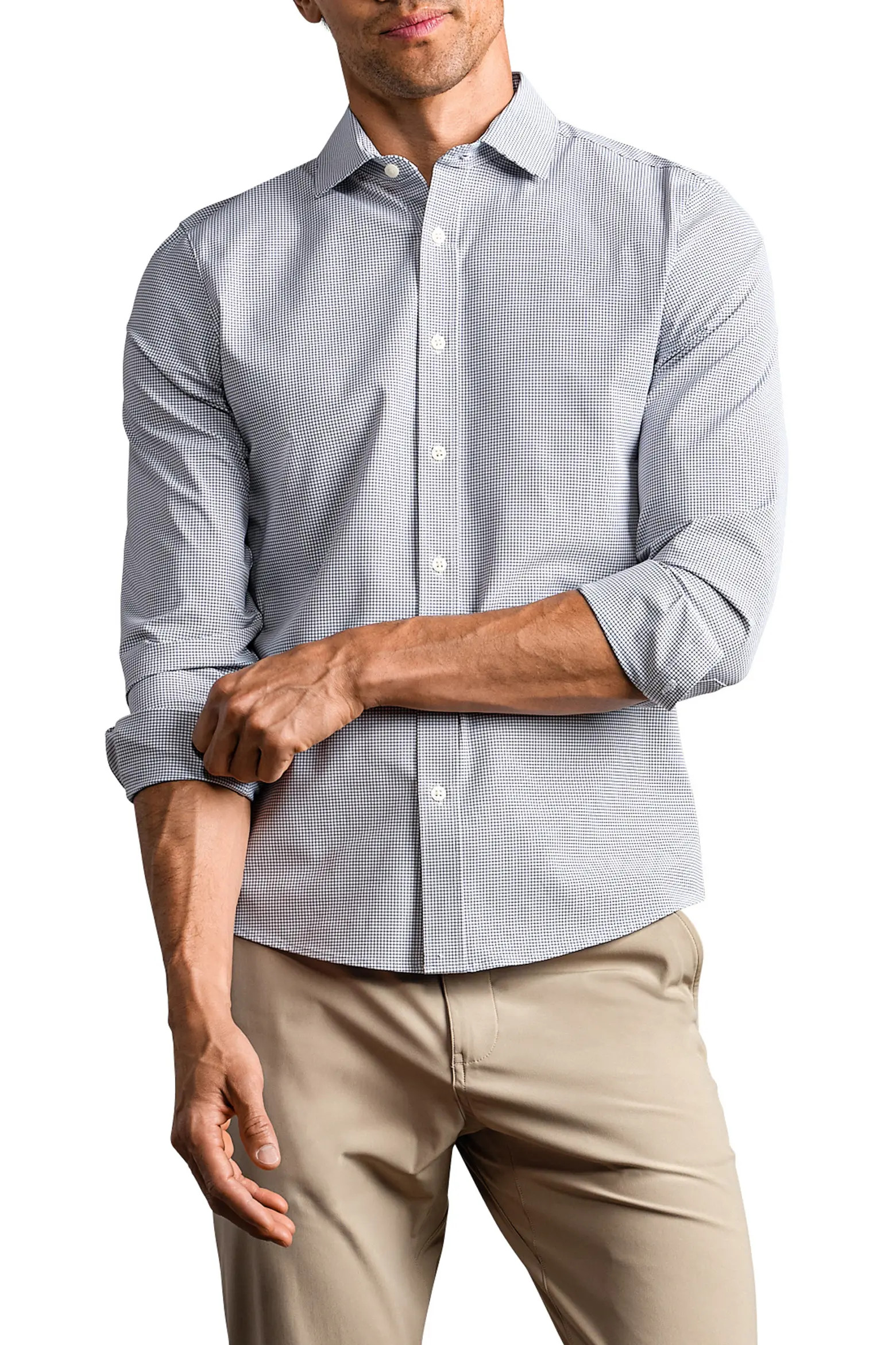 State of Mind Grid Check Slim Fit Button-Up Shirt (Men) | Nordstrom | Nordstrom