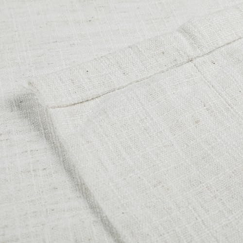 TWOPAGES 52 W x 96 L inch Pinch Pleat Unlined Darkening Drape Faux Linen Curtain Drapery Panel fo... | Amazon (US)