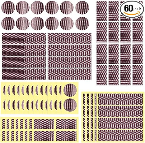 Striker Paper Matches - 60 Pcs Pack with Adhesive, 20 Circle and 40 Rectangle Match Stickers for ... | Amazon (US)