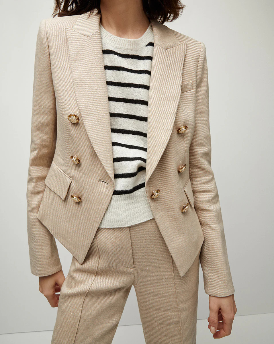 Diego Dickey Jacket in Sandalwood Melange | Veronica Beard | Veronica Beard
