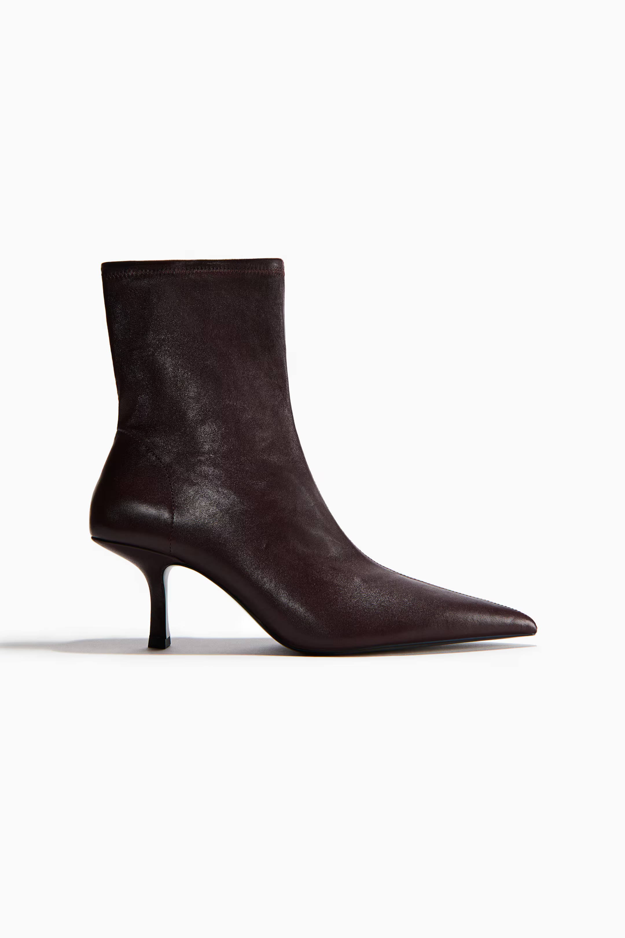 Leather sock boots | H&M (UK, MY, IN, SG, PH, TW, HK)