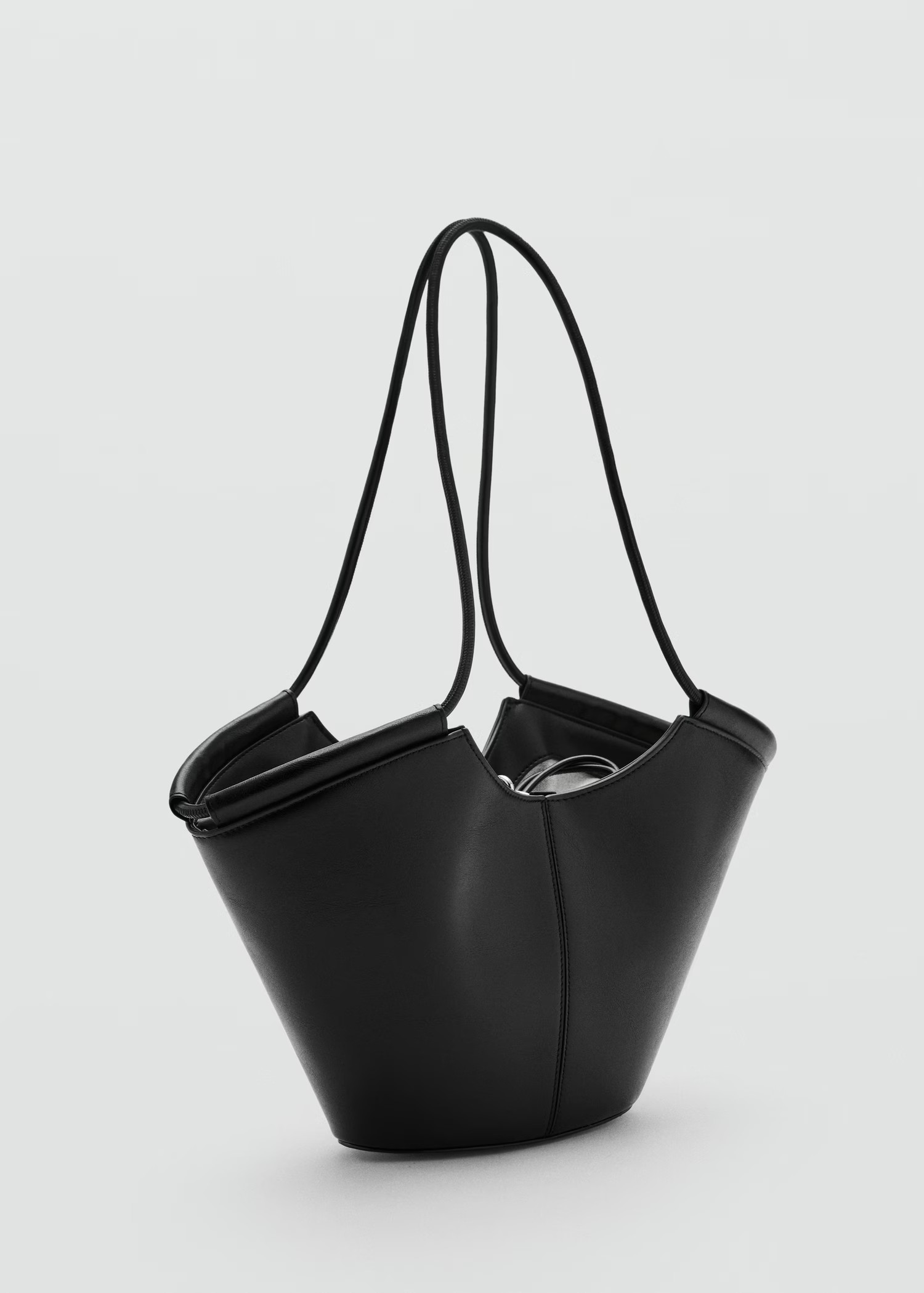 Shopper-style shoulder bag - Women | MANGO United Kingdom | MANGO (UK)