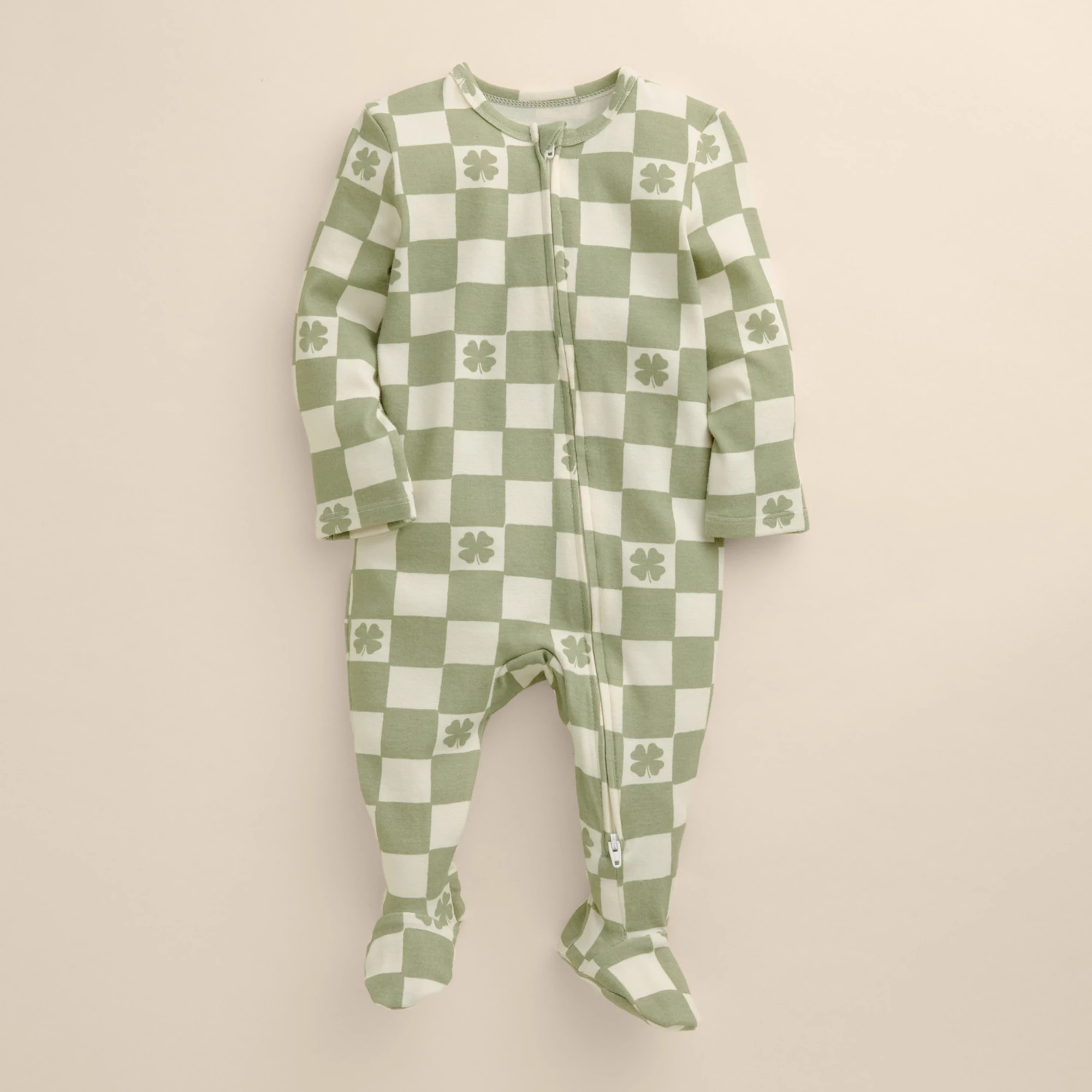 Baby Little Co. by Lauren Conrad Zip-Up Checkered Sleep & Play One-Piece Pajamas | Kohl's