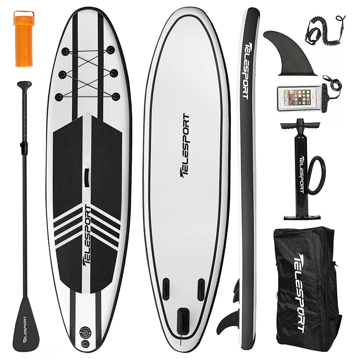 TELESPORT Paddle Boards 11 Foot Long 33 Inch Wide Inflatable Stand Up Paddleboard Blowup SUP Boar... | Target