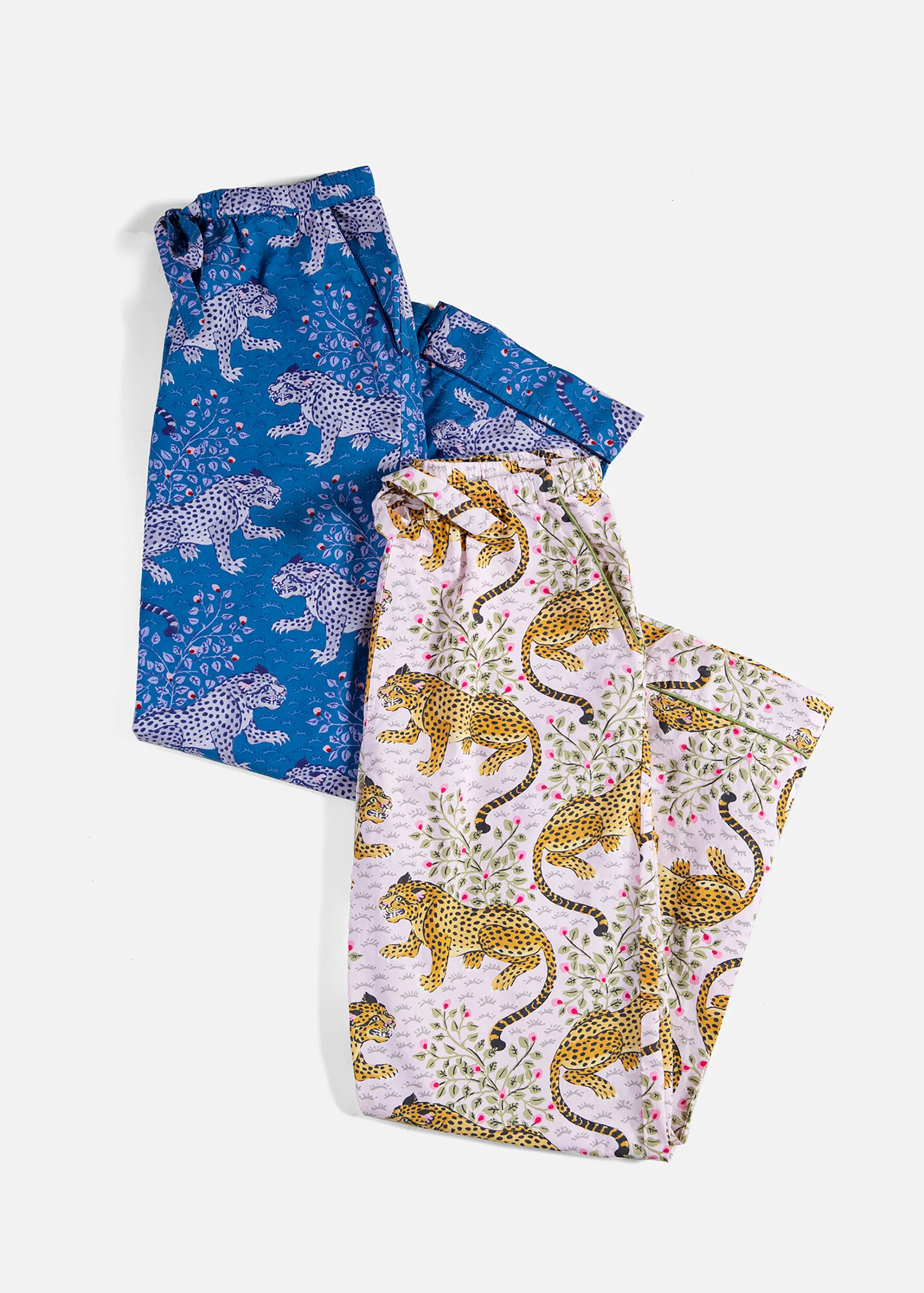 Bagheera Classic - 2-Pack Pajama Pants - Indigo/Blush | Printfresh