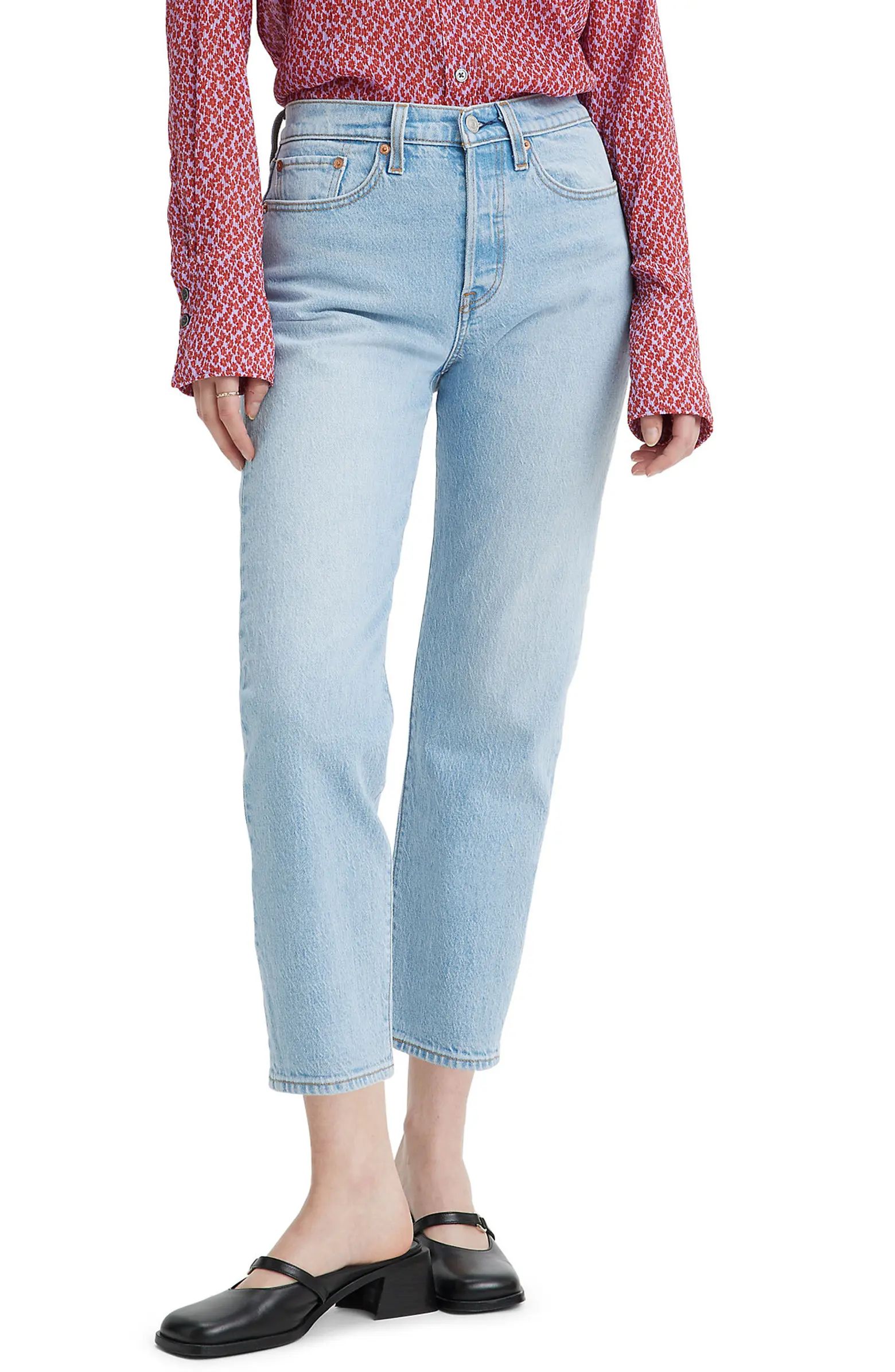 Wedgie High Waist Straight Leg Jeans | Nordstrom