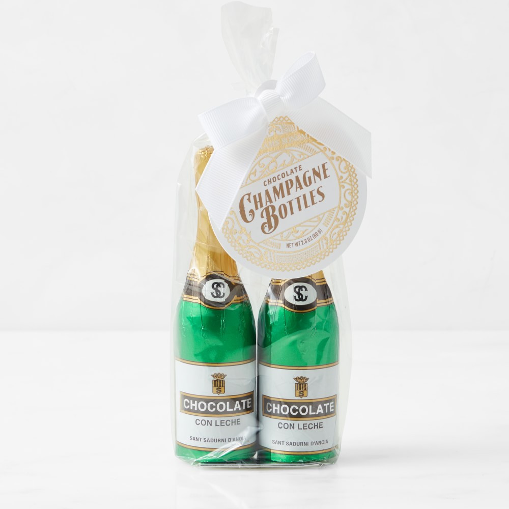 Williams Sonoma Chocolate Champagne Bottles | Williams-Sonoma