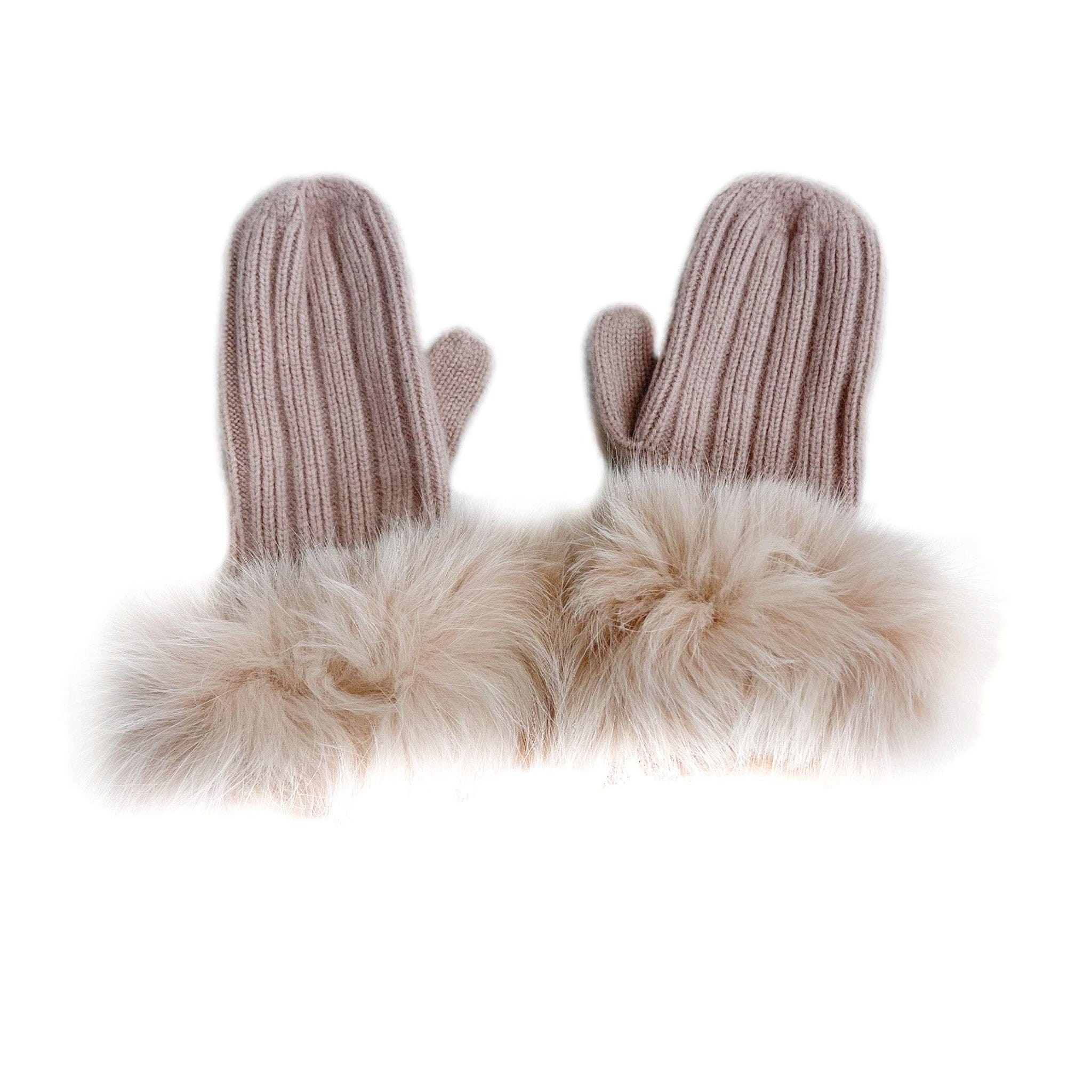 Cashmere Latte Mittens | petite maison kids